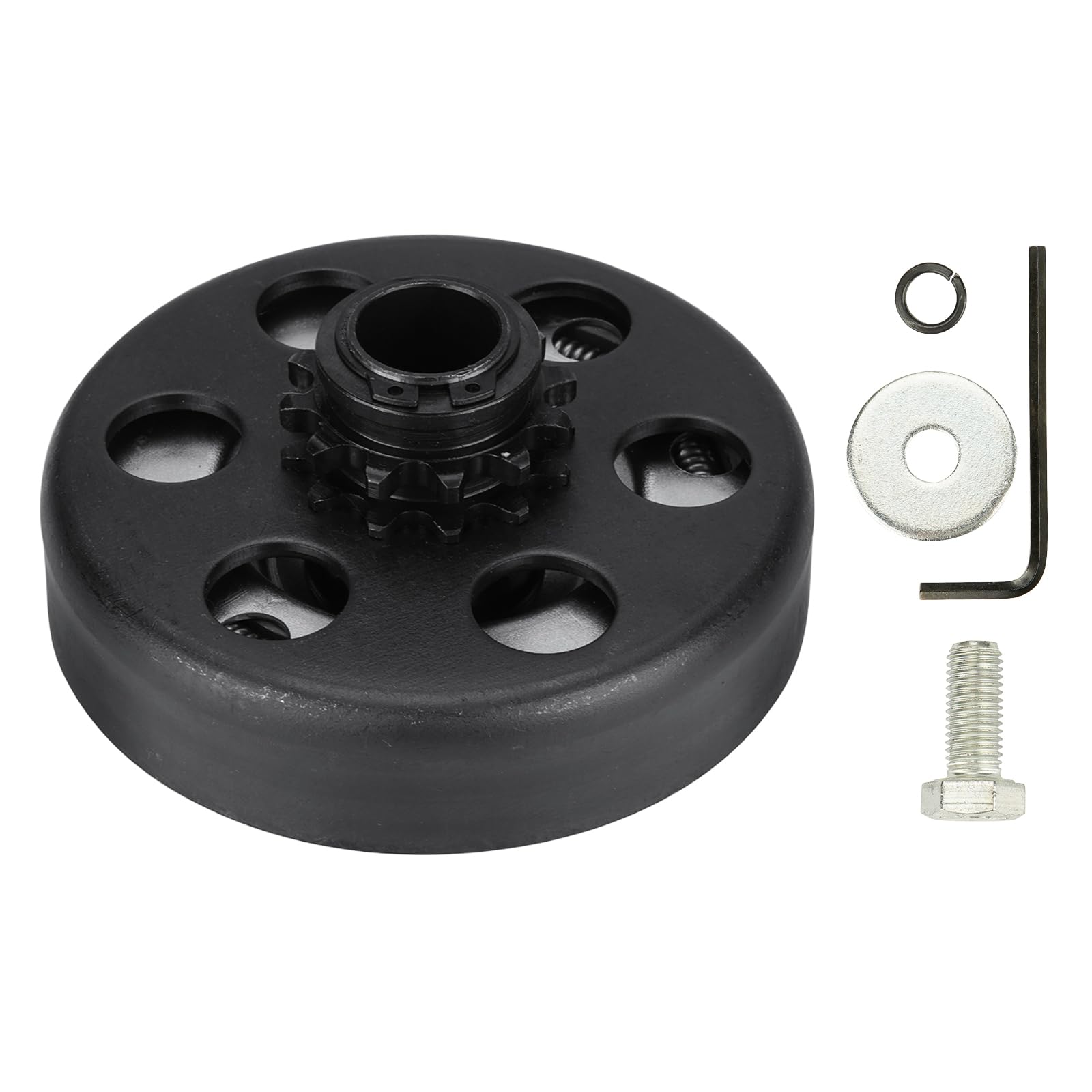 Beitetoo Go Kart Clutch 3/4' Bore 10T for #40 41 420 Chain, Centrifugal Clutch