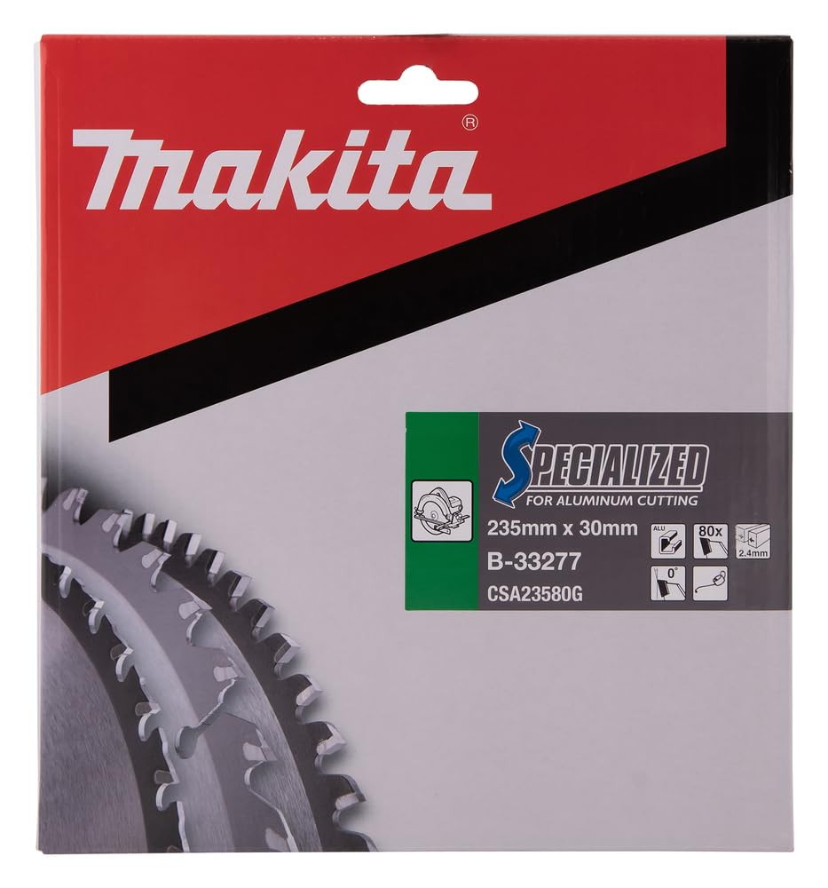Makita B-33277 Hoja de Sierra Circular Specialized 235x30mm 80T Aluminio