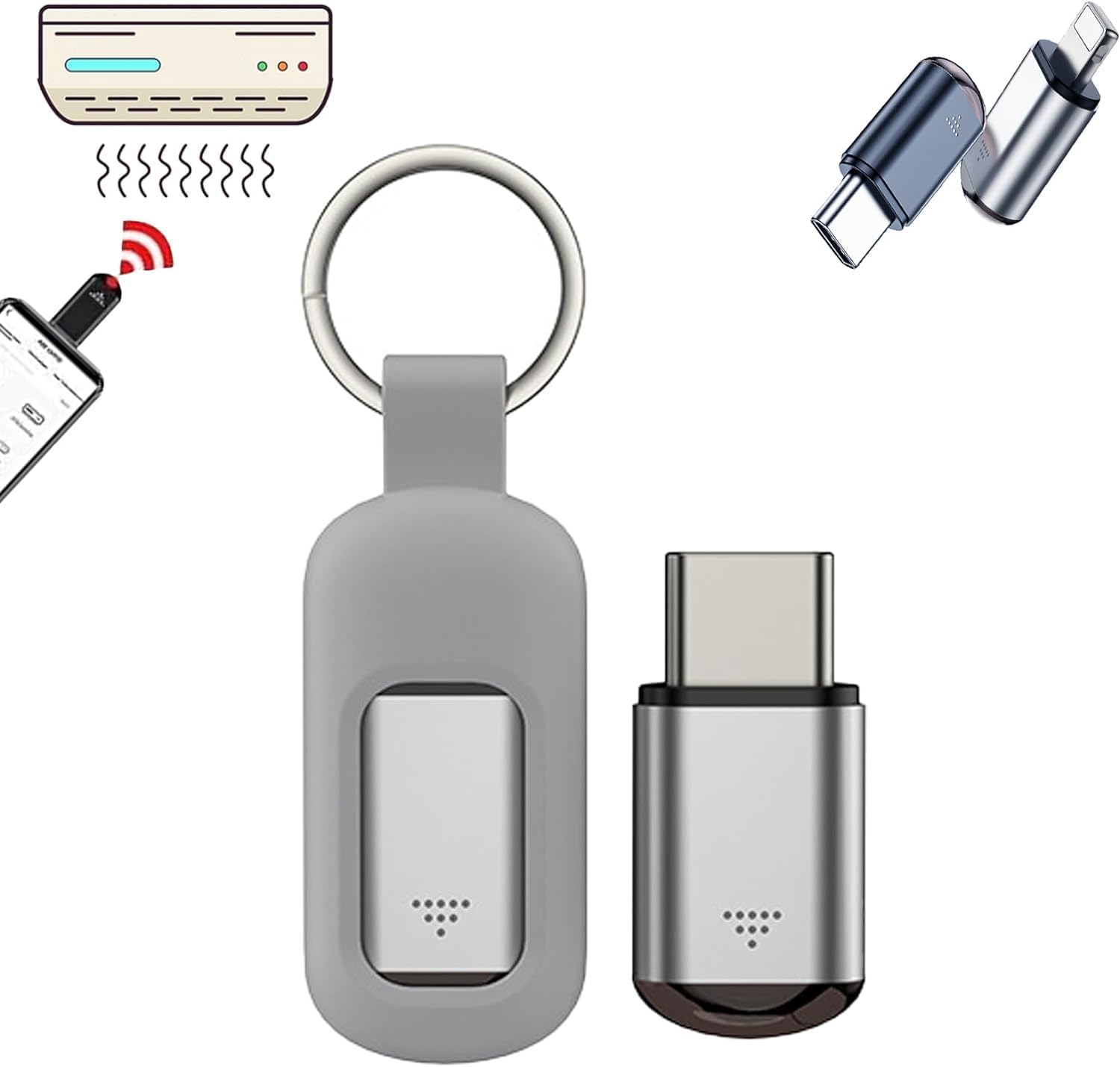 Microlord Mini Hacking Device, Cyberplex, Cyberplex Hacking Device, Cyber Bender, Cyberplex Remote, Cyberplex Device, Microlord Hacking Device, Cyberplex Hacking Tool (TypeC-silver)