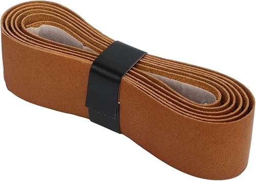 Vbestlife Cinta de agarre de raqueta de tenis de cuero con absorción de sudor, cinta de repuesto para raqueta de bádminton para raqueta de tenis y