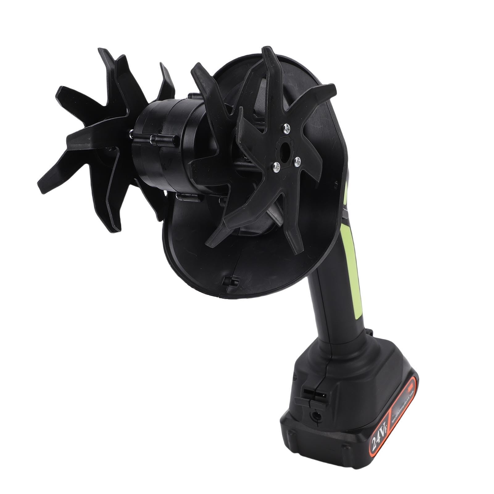 Buachois Cordless Tiller Cultivator Elettrico, Motocoltivatore Giardino Senza Fili con Batteria Ricaricabile per Coltivazione Terreno Prato Giardinaggio 10 cm Larghezza Lavorazione