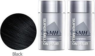 Super Million Hair 2 x 10g Hair Building Fibres - No.1 Black, Black, 20 g Price In India