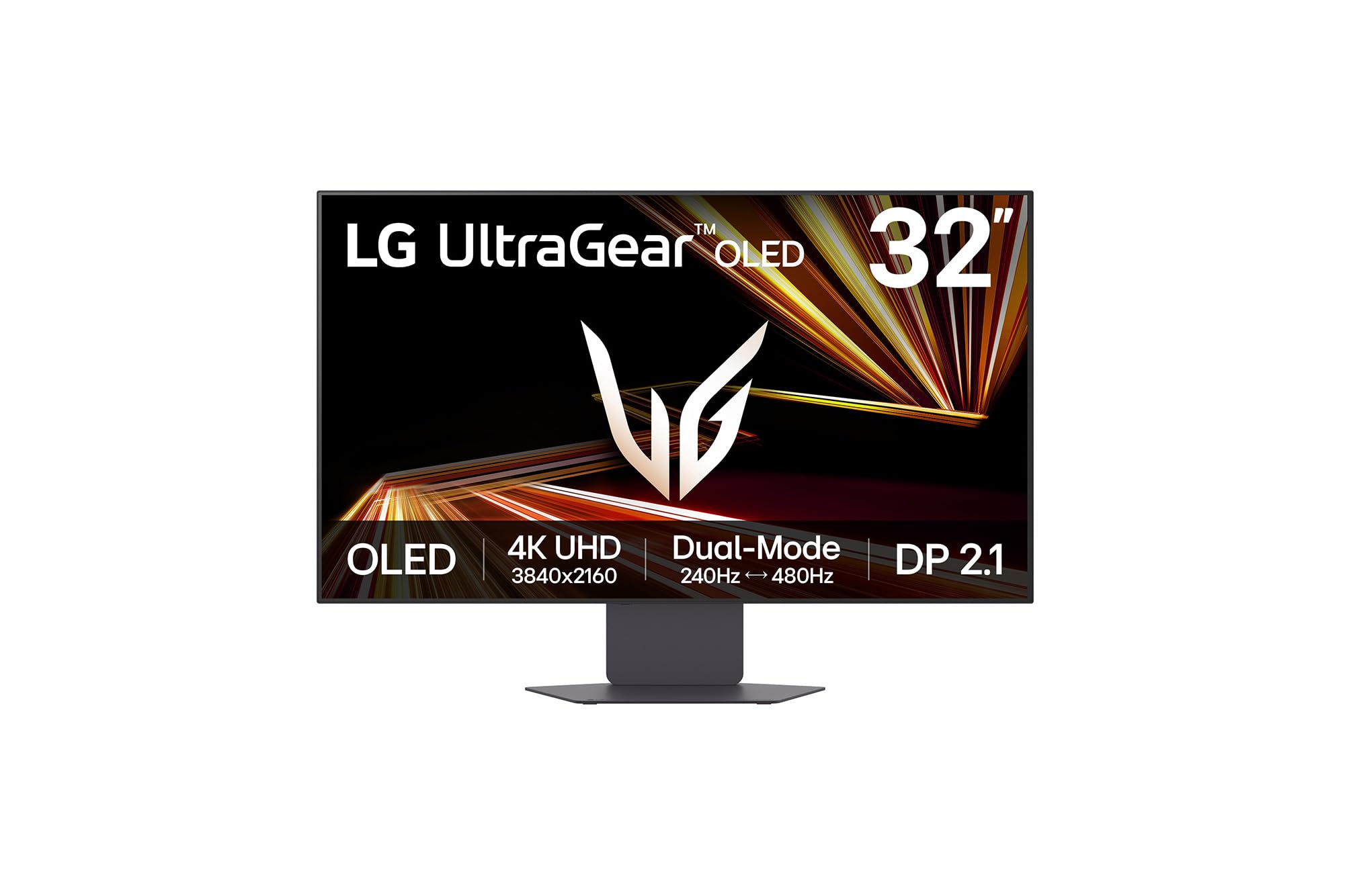 LG Ultragear™ 32GX870A-B 32 Zoll 4K UHD OLED Gaming-Monitor, 240Hz/480Hz, 0,03ms, DisplayHDR True Black 400, AMD FreeSync Premium Pro, 1x USB-C (90W), 2X HDMI 2.1, 1x DisplayPort 2.1, Schwarz