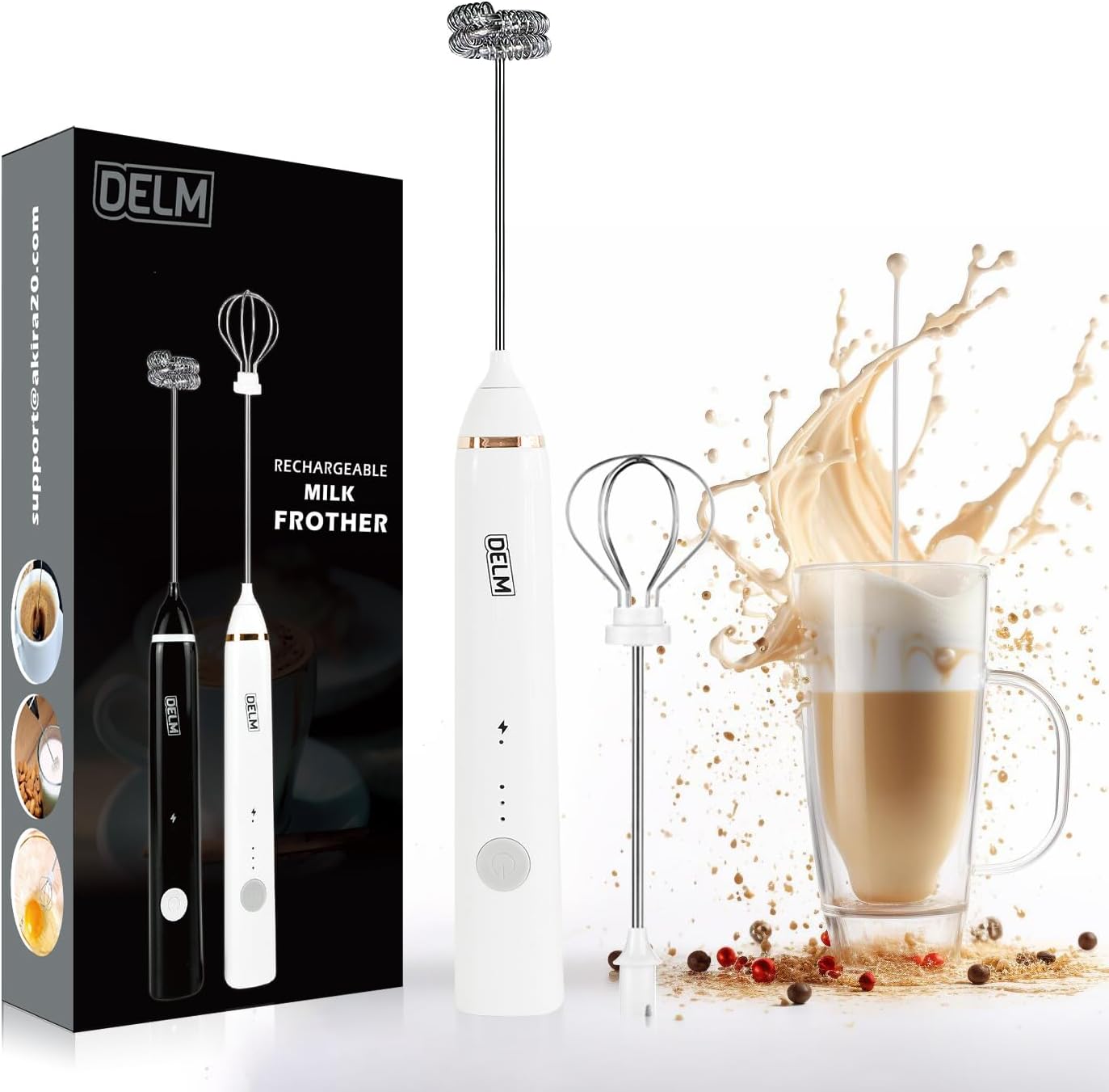 Circle Joy – mousseur à lait électrique, Mini mousseur à café, batteur à œufs pour chocolat, agitateur à Cappuccino, outils de mixage portables acheter à prix bas - livraison gratuite, avis réels