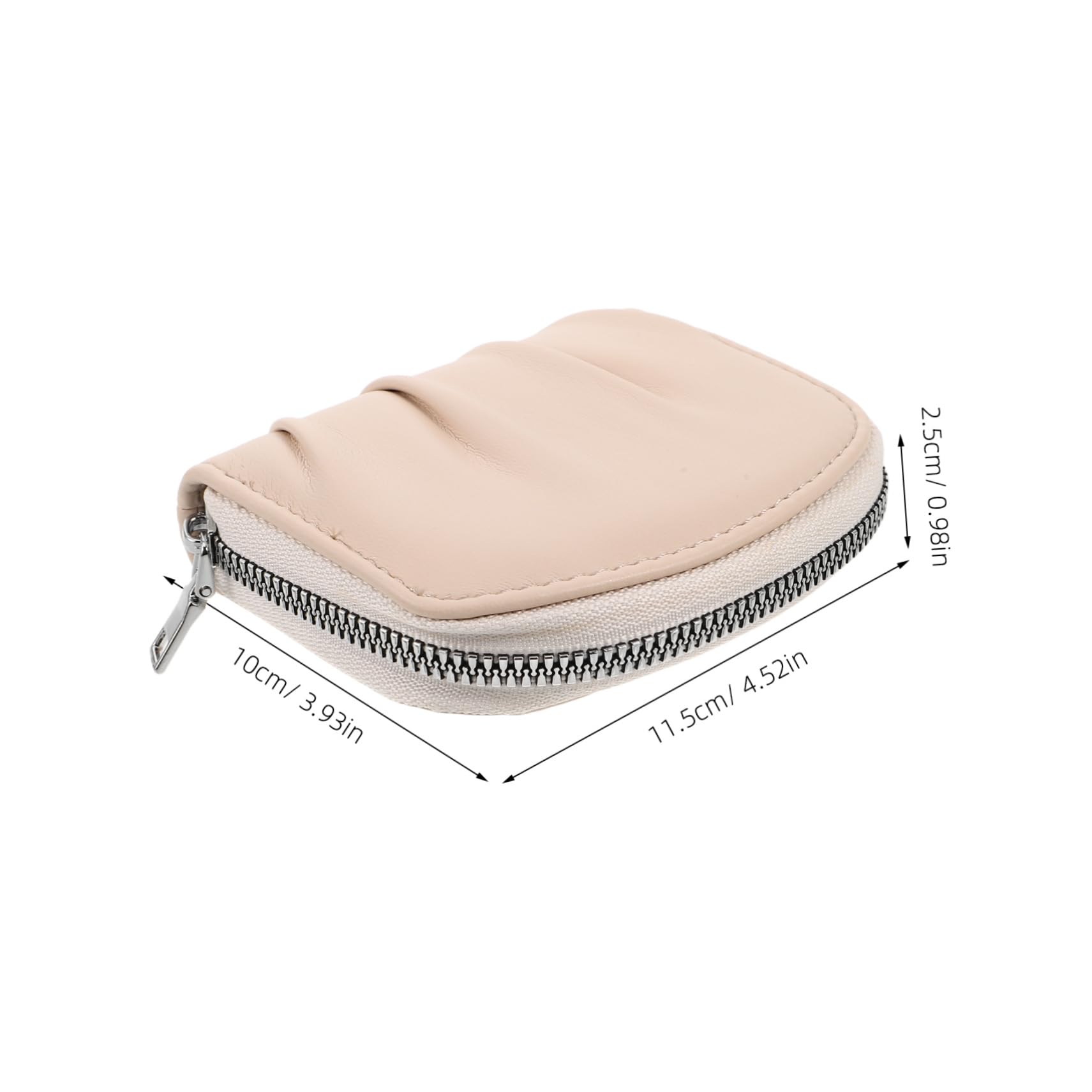 BESPORTBLE Leather Card Holder Wallet for Men Small Travel Holder Semi-rigid Card Slots Multi-card Wallet Coin Purse