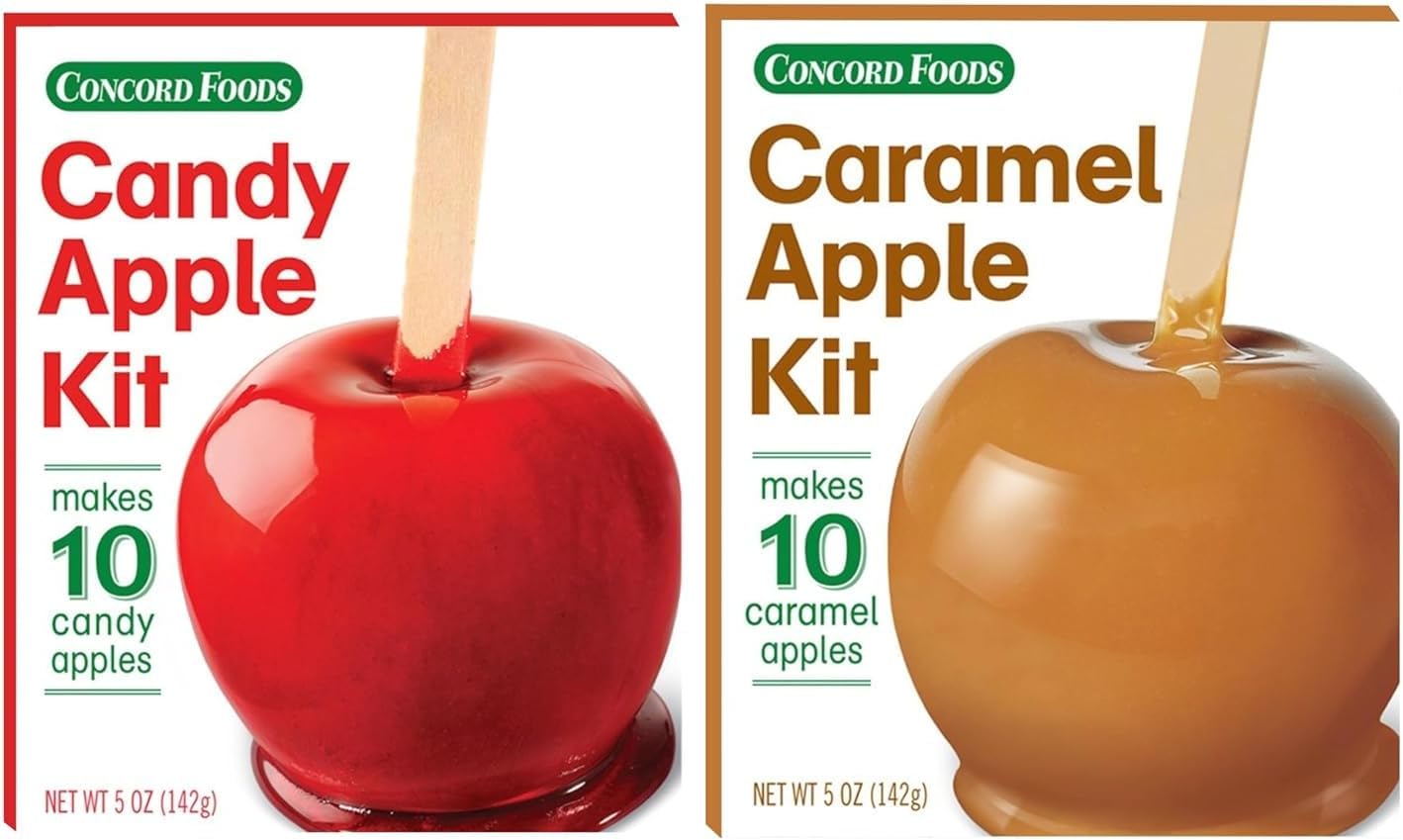 CONCORD CANDY & CARAMEL APPLE KITS (Makes 20 candy apples)