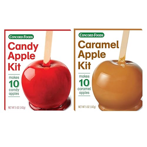 CONCORD - Kits de caramelos y manzana de caramelo (hace 20 manzanas de caramelo)