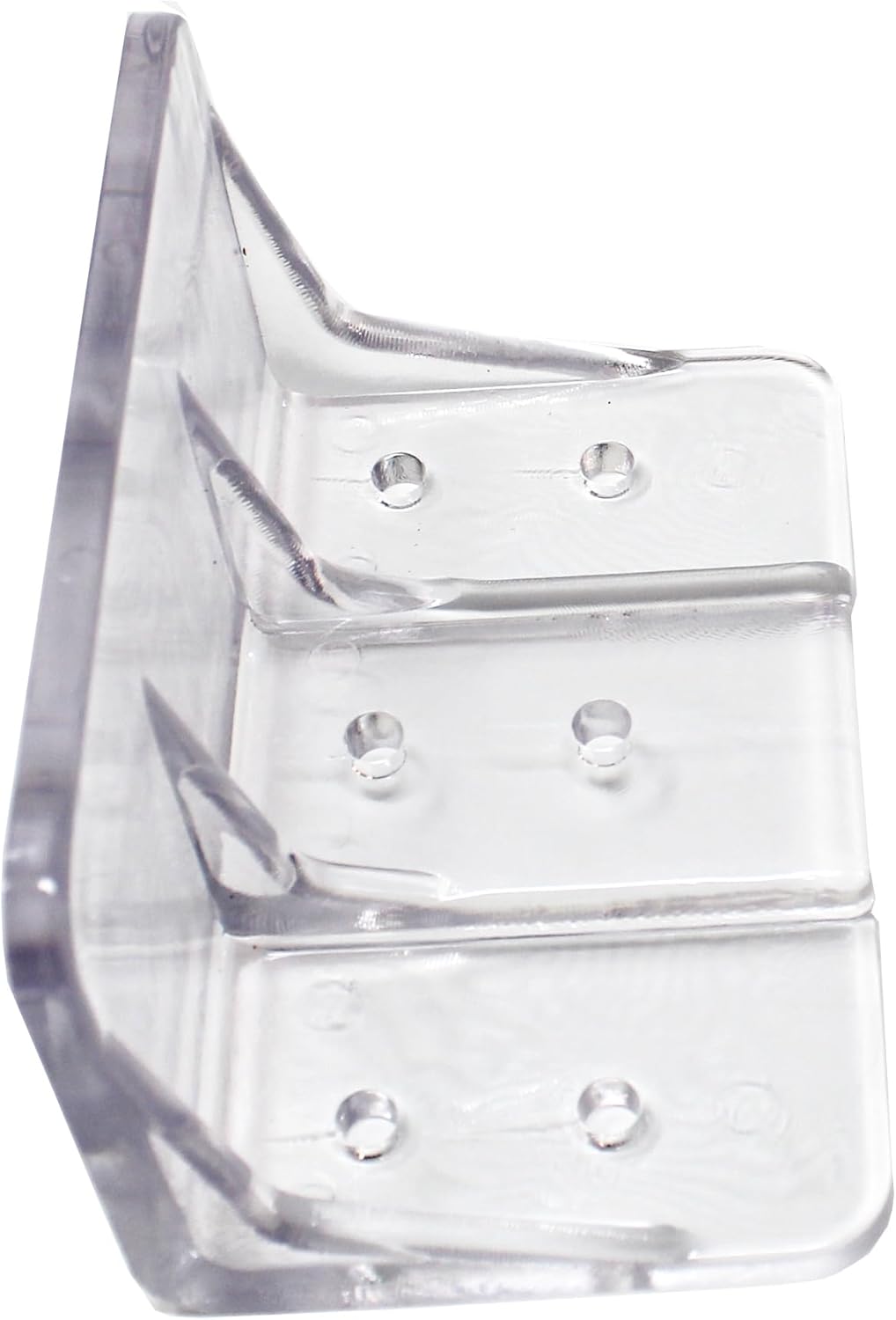 JSP Manufacturing Clear Plastic Rocky 10 Piece Jumbo Snow Guards with Mounting Hardware for Adhesive or Mechanically Fasten on Metal Roofs (Snow Guards with Metal Screws & Sealant)