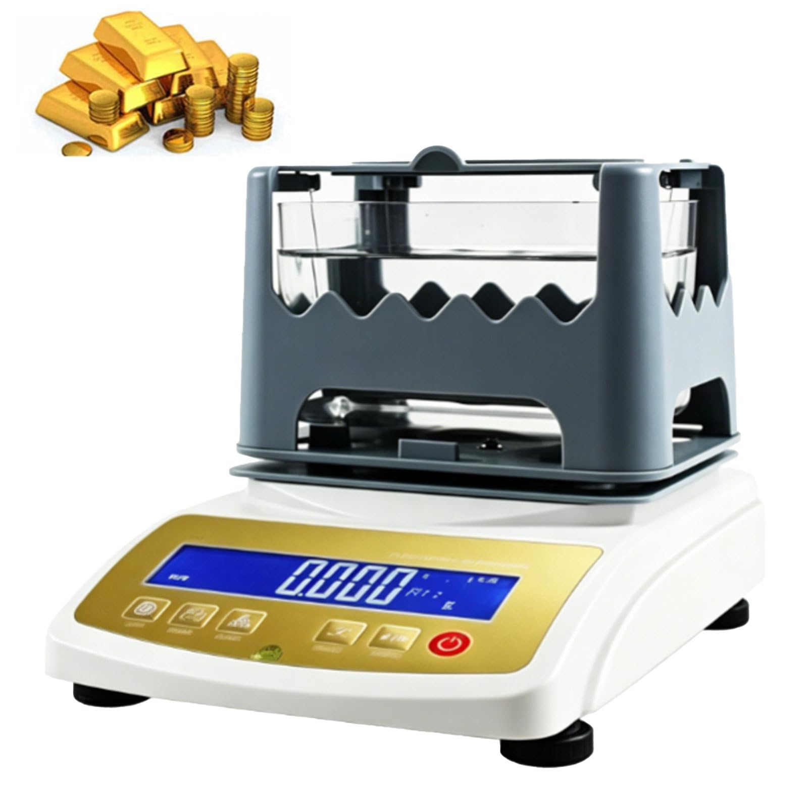 Pvxa Precious Metal Authenticity Tester, Digital Electronic Gold Purity Tester, High Precision Gold Testing Analyzer Machine, Precious Metal Testing Kit 300EK