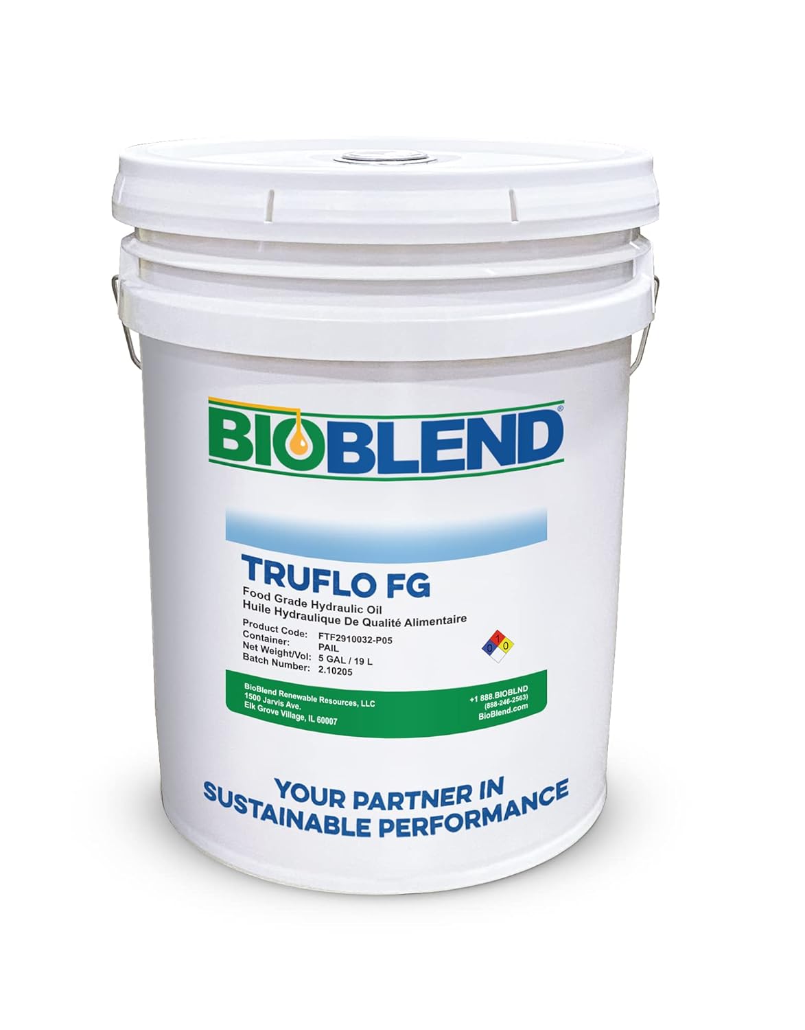 BioBlend TruFlo FG / Food Grade Hydraulic Oil / ISO 150 (5 Gallon Pail