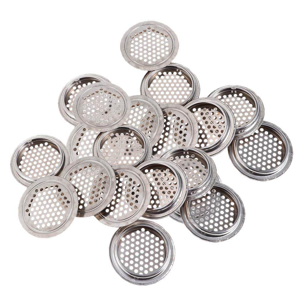 20Xstainless Steel Air Vent Louver Round Cabinet Hole 53Mm-image-28