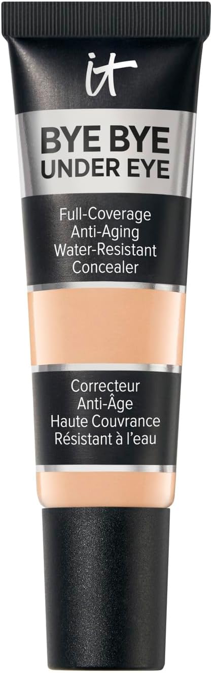 Bye Bye Under Eye Concealer - Water-Resistant, 24H Full Coverage Brightening Concealer For Dark Circles, Fine Lines, Redness & Discoloration, Anti-Aging Color Correcting Cream - 0.4 fl oz