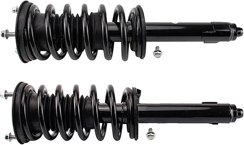 Miniatura 268 de TRQ - Conjunto de puntal delantero y resorte helicoidal (lados del conductor y del pasajero), para auto