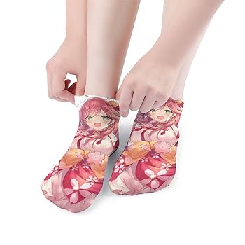 Amazon.co.jp: 靴下 5足セット ソックス VTuber さくらみこ