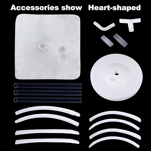 Faylapa Juego de 2 soportes de columna de arco redondo para globos, arco de columna redondo para cumpleaños, boda, baby shower, graduación,