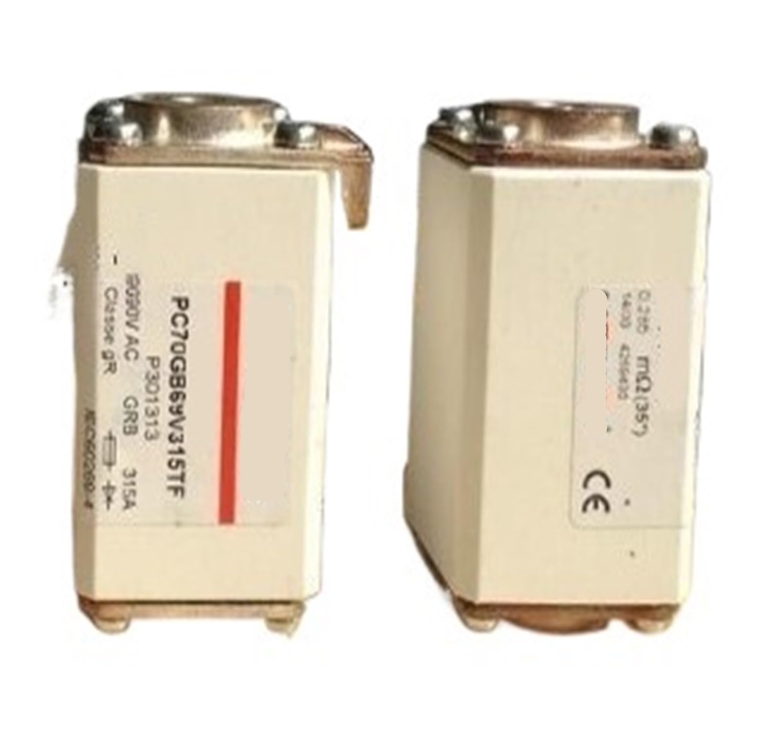 Fusibles PC71GB69V400TF W301319 haute tension avec corps céramique renforcé