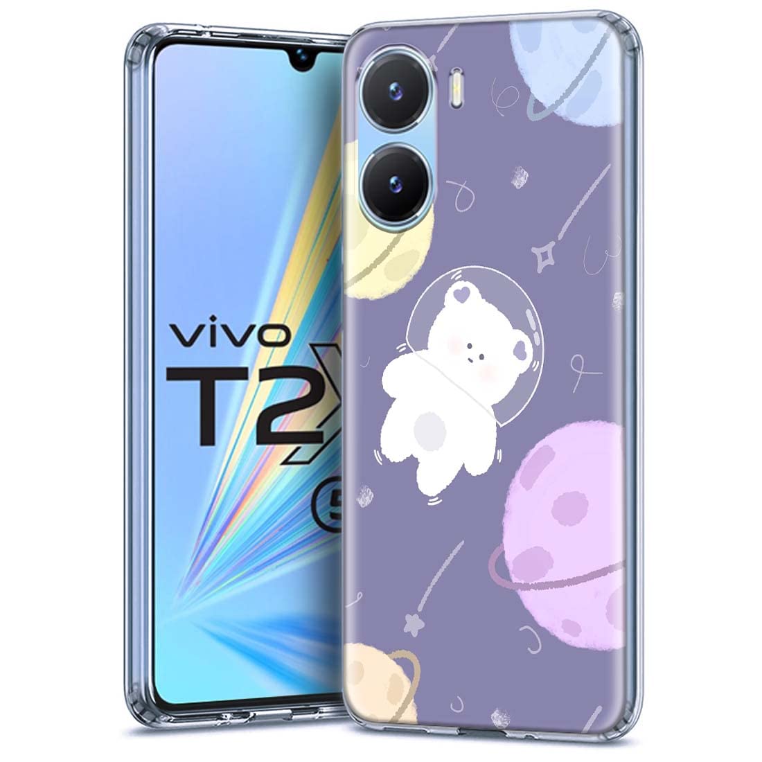 Fashionury Soft Silicon Slimfit Back Cover for Vivo T2X 5G Stylish Printed Back Cover for Vivo T2X 5G -D3054 (B0C413C3KM) Amazon Price History, Amazon Price Tracker