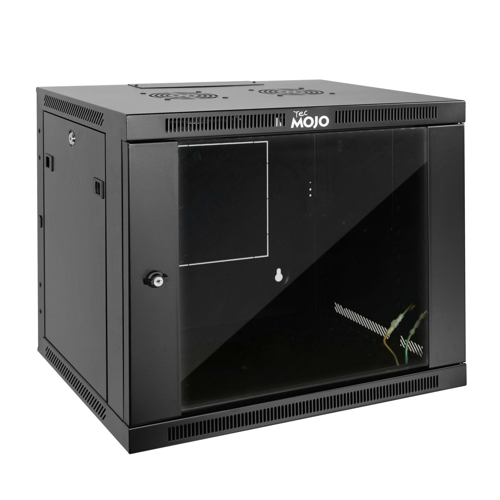 Amazon.com: Tecmojo Fully Welded Server Cabinet, 9U Wall Mount Server ...