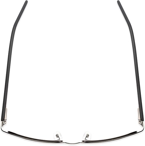 Miniatura 4 de Gafas de lectura bifocales rectangulares en GrisNegro by Readers.com  The Polk  +1.00