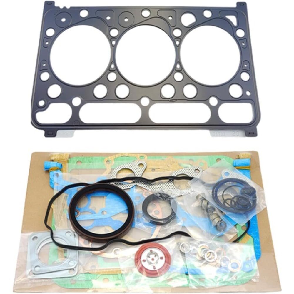 Excavator Parts D1703 Overhaul Rebuild Kit Compatible with Kubota Compatible with Bobcat D1703 325 328 329 1G796-21112