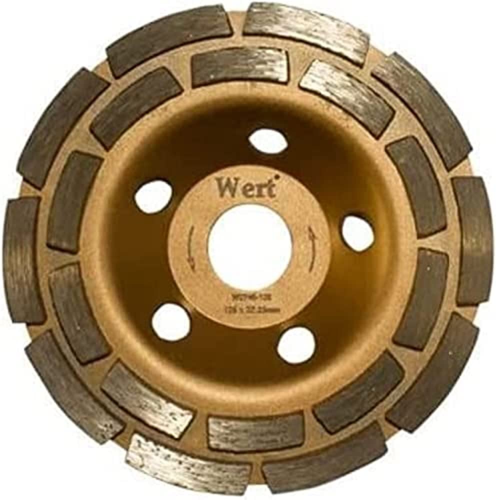 WERT 2740-125 Elmas Taşlama Diski, Çift Sıra, 125mm