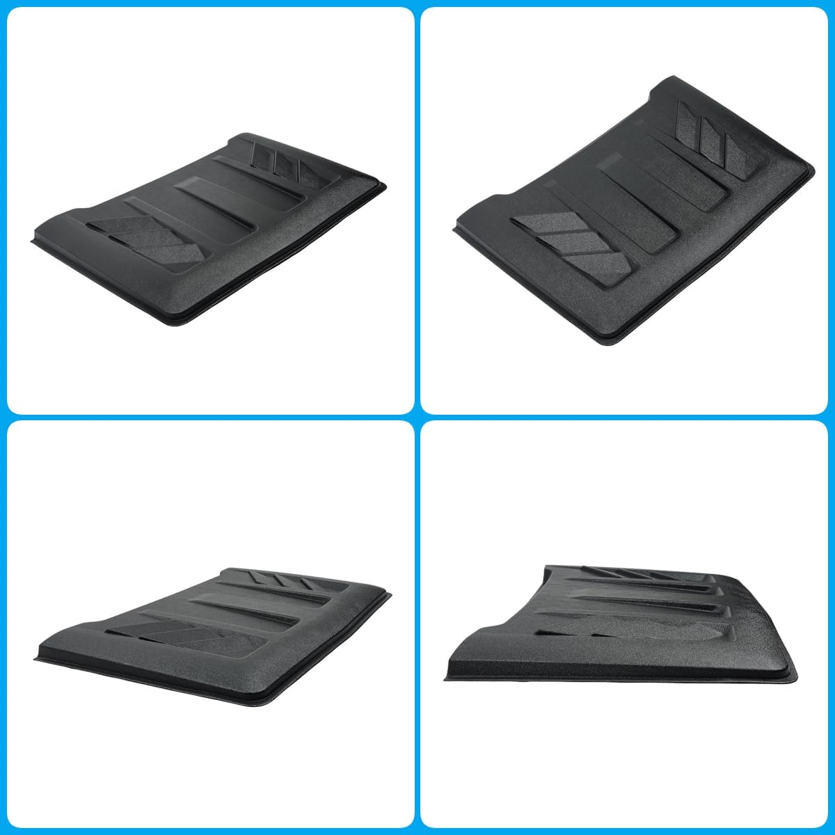 Dermon Hood Scoop for 2022-2025 Ford Maverick Hood Air Intake Bonnet Scoop Vent Cover ABS Matte Gray