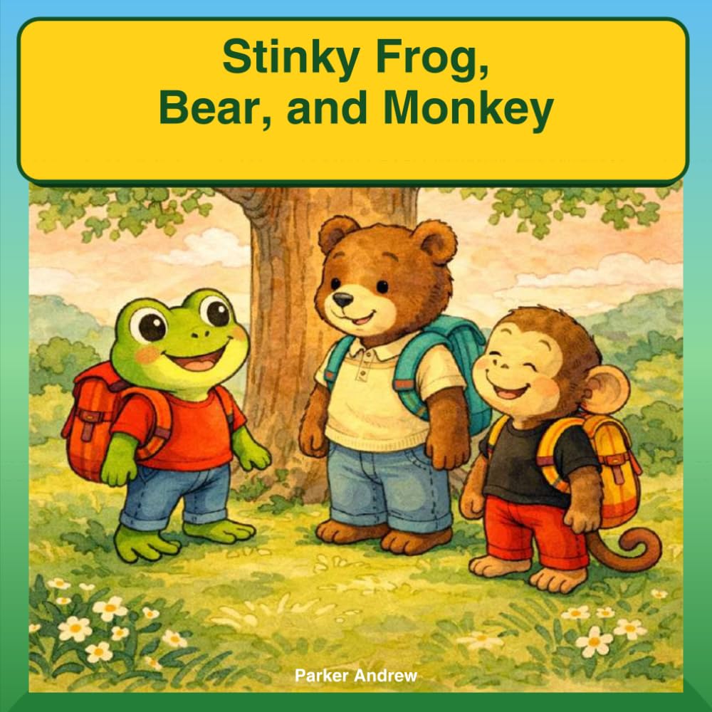 Stinky Frog, Bear, and Monkey - A Story About Friendship and Kindness