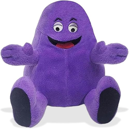BeyondNice Grimace Shake Sombrero amarillo Burger Busters Shake - Peluche de peluche de juguete de peluche, juguete de juguete, muñeca para niños