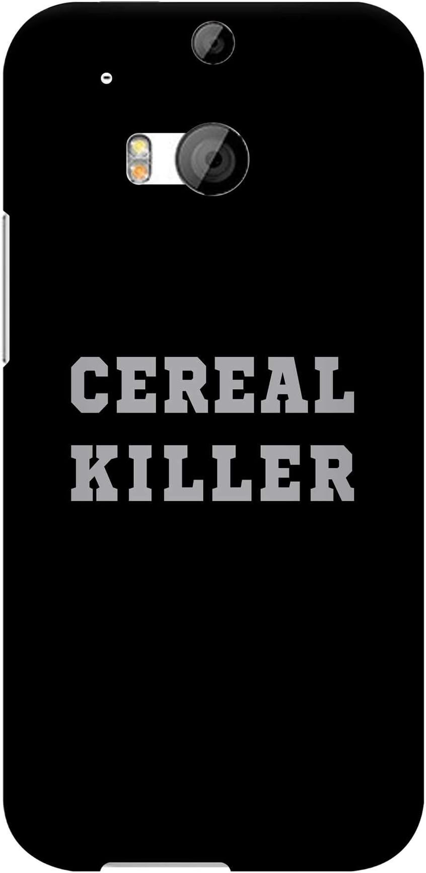 StylizeddCase Compatible with Htc One M8 Case Slim Snap Classic Series Customized Mobile Cover Hard PC Shield Matte Finish Print [Designed for Htc One M8] - Cereal Killer