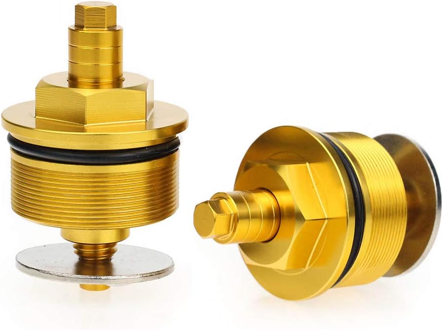 LANBAO Preload Fork Caps For Kawasaki ER650 ER-6N Ninja 650 ER6F 2006-2018 41mm Hexagonal Fork Bolts 2007 2008 200 2010 2011 2012 2013 2014 2015