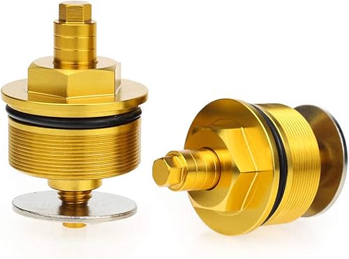 Miniatura 3 de Tapón de tornillo para amortiguador delantero de motocicleta de 1.614 in, ajustadores de precarga para Kawasaki KL650 KLR650 (1997-2018) NINJA400