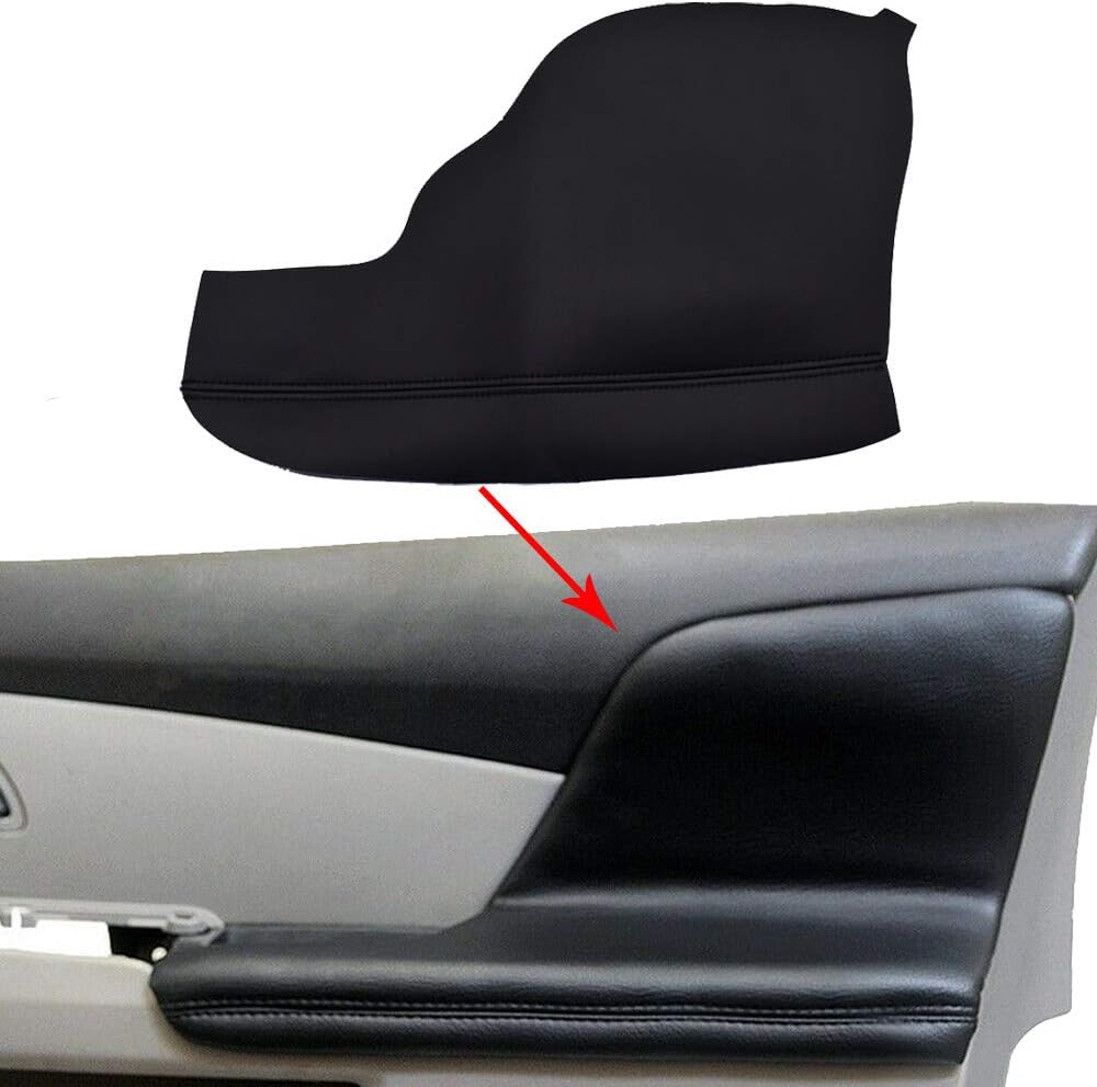 labwork 2pcs Door Armrest Replacement Cover Leather