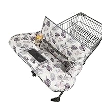 Vista 1 de Funda para carrito de compras para bebé, funda para silla alta 2 en 1, enrolla y listo, ajuste universal