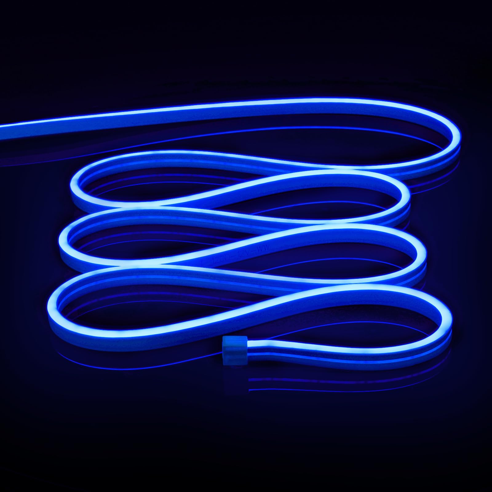 VILHTL Neon LED Strip Light, 12V 5m Blue LED Lights Strip