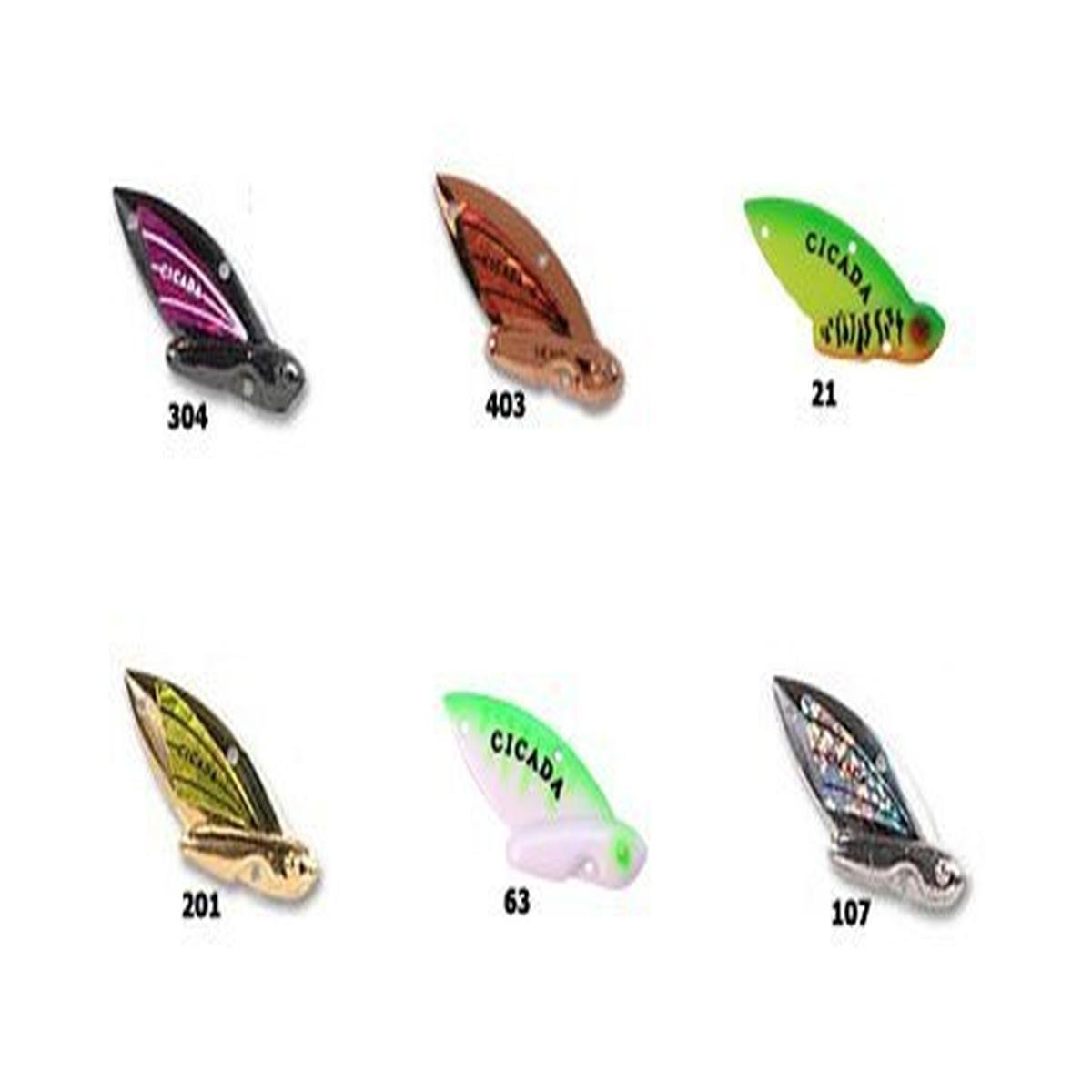 REEFRunner Cicada Lure, 1/16-Ounce, Silver/Silver