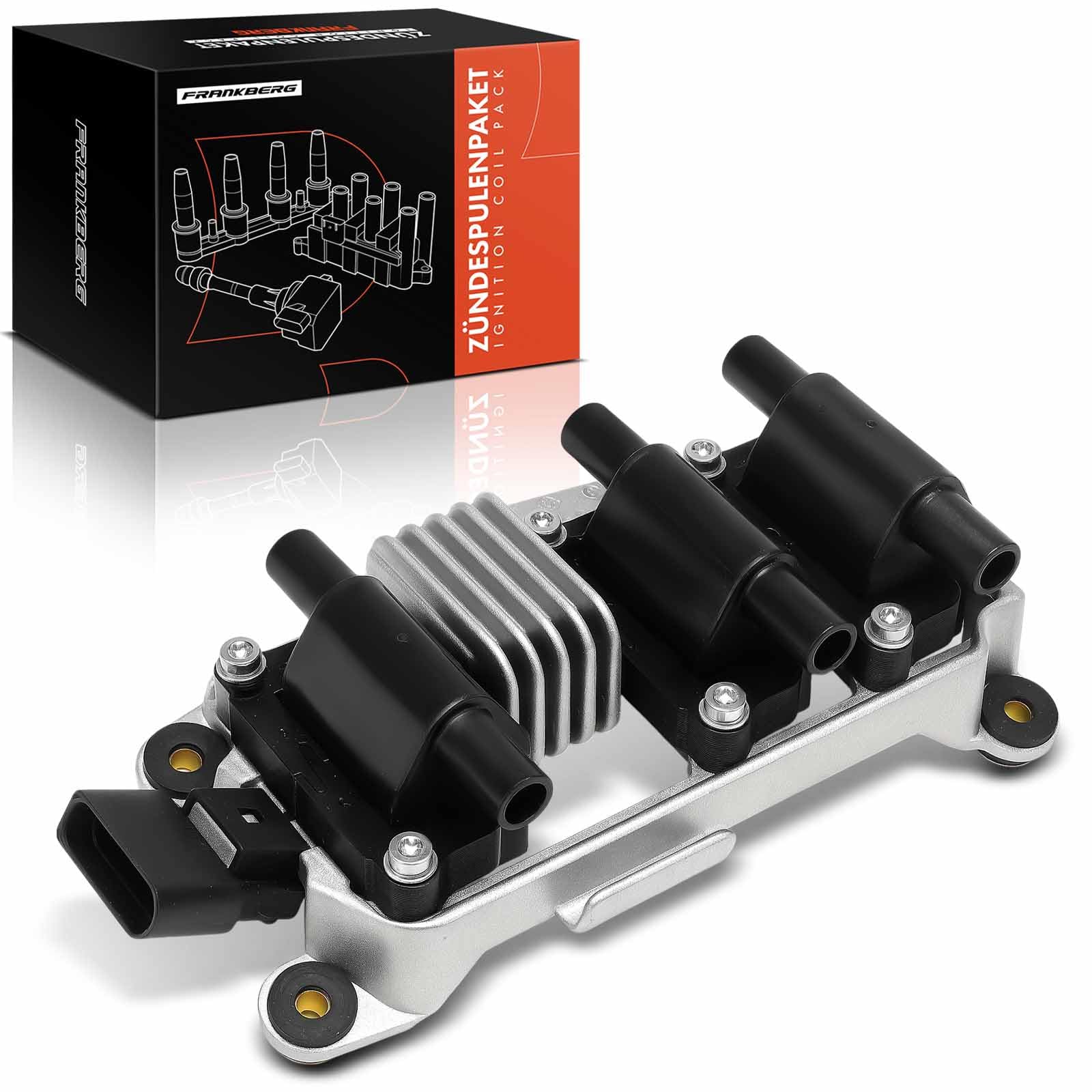 Frankberg Bobina de encendido 078905104 | Compatible con: A6 Avant 4A5, A4 Avant 8E5, A4 Avant 8D5, S.u.p.e.r.b I 3U4, P.a.s.s.a.t 3B3, P.a.s.s.a.t Variante 3B5