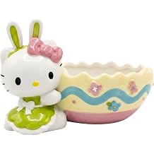 Blue Sky Clayworks Hello Kitty Bunny Egg Candy Bowl, Home & Kitchen Accessories, Ceramic, 24460