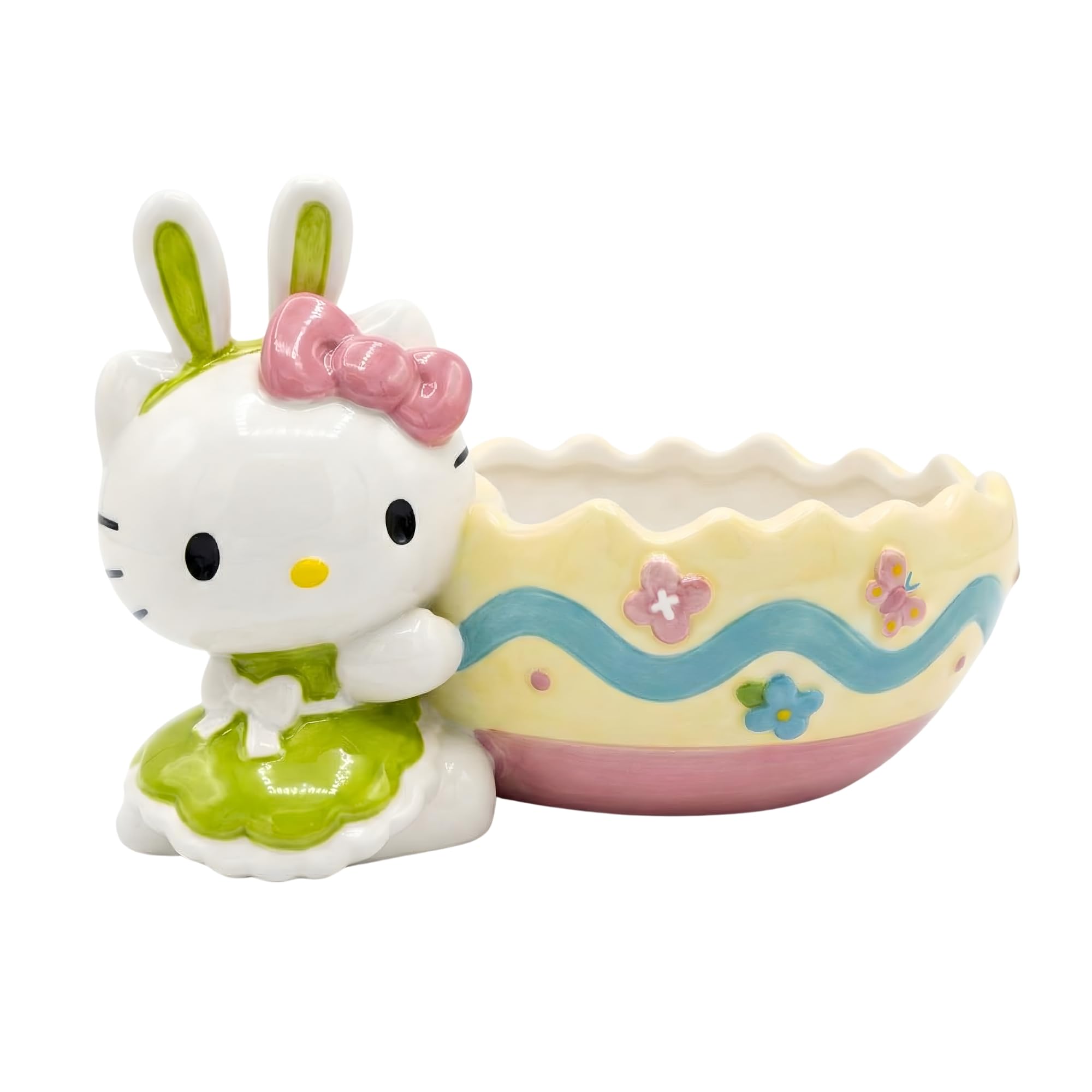 Amazon.com: Blue Sky Clayworks Hello Kitty Bunny Egg Candy Bowl