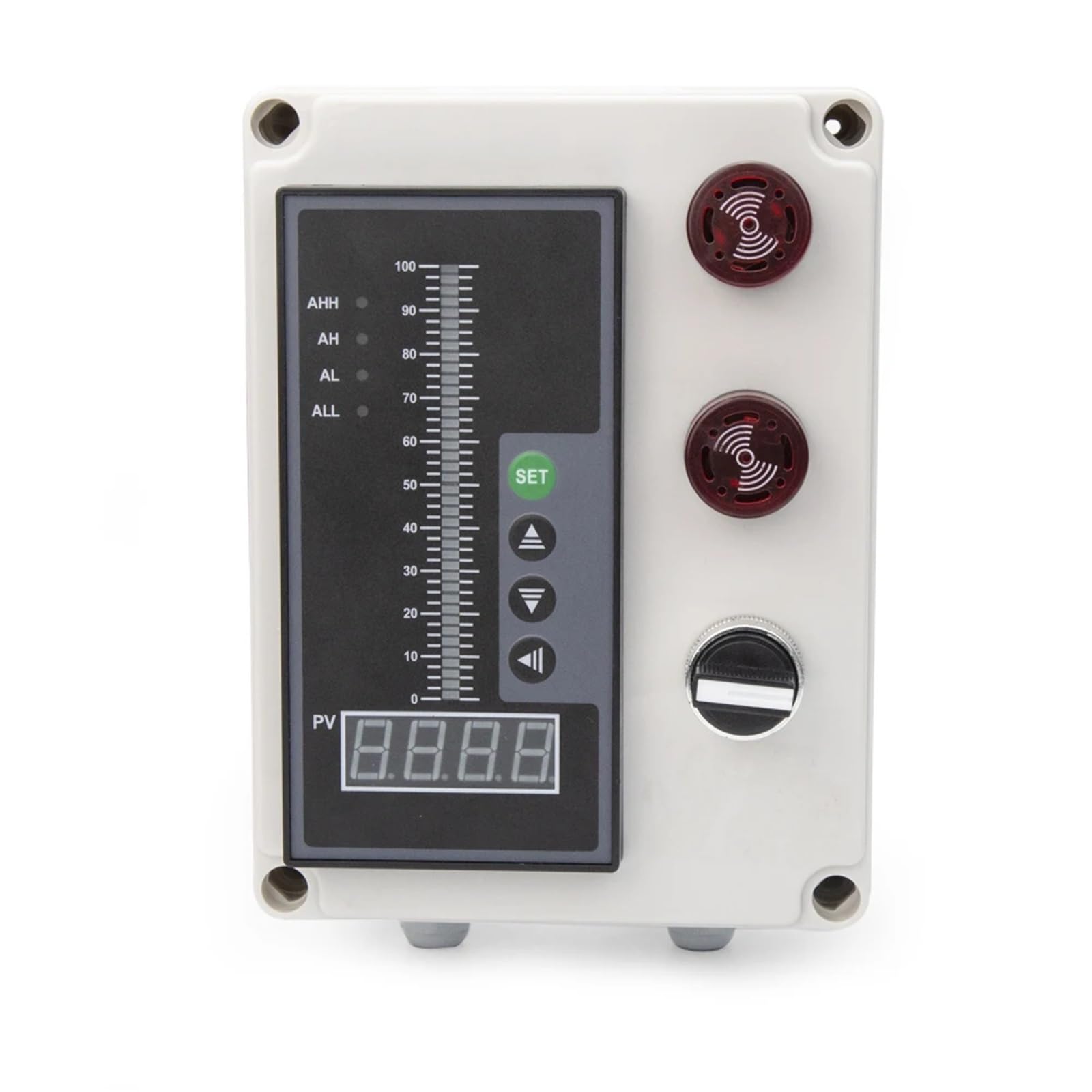 Transmisor de nivel Integral de salida de 4-20MA, sonda del Sensor de nivel de agua y aceite líquido, controlador de detección, interruptor de flotador de 1-10m RS485 for bomba(Alarm box only)