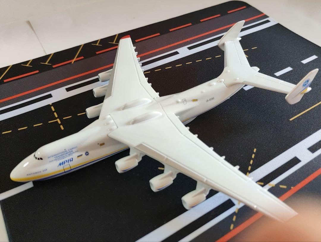 希少 迫力満点 1/400 An-225 ムリーヤ ウクライナ塗装 スタンド附属 JC
