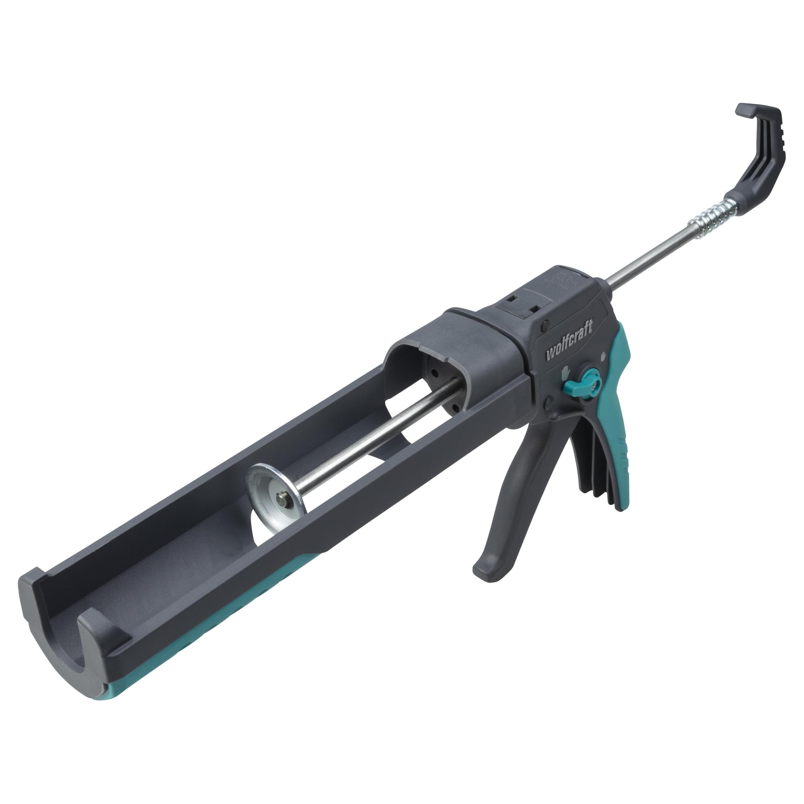 wolfcraft MG 400 Ergo Caulking Gun - Adjustable Grip, 310 ml