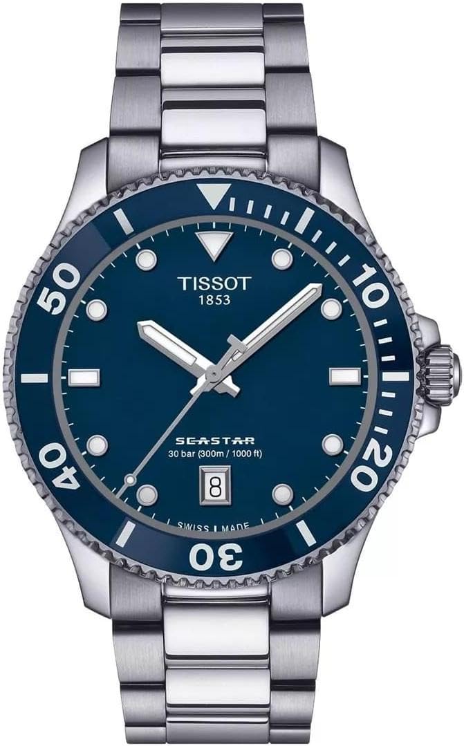 Amazon.co.jp: [ティソ] 腕時計 メンズ TISSOT シースター1000 40MM