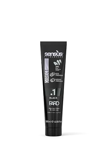 Miniatura 1 de Sensus Mascarilla para el cabello de color  Directo FARD  Tratamiento para el cabello de color nutritivo negro