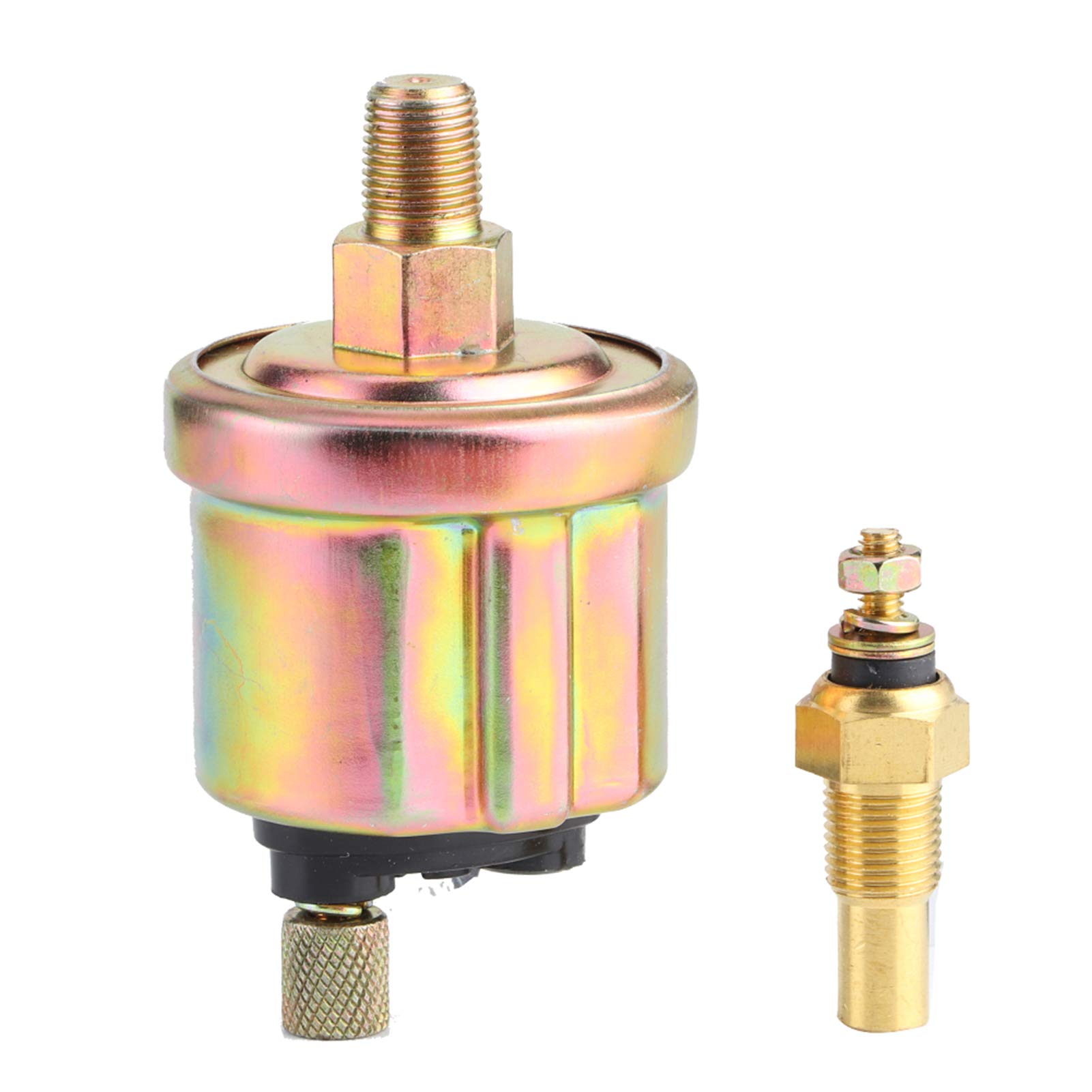 Uniwersalny zestaw manometrów samochodowych 3 w 1 12 V, czarny metal, 52 mm, 2 cale, woltomierz, wskaźnik ciśnienia oleju dla entuzjastów motoryzacji