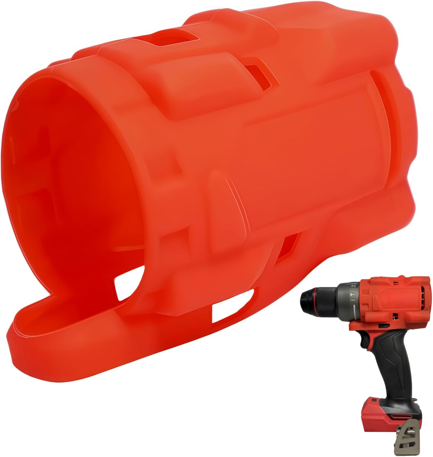 49-16-2904 Protective Boot for M18 FUEL 1/2" Hammer Drill/Driver, Compatible with 2904-20 & 2903-20, Shock-Resistant and Anti-Scratch Protection from Oils & Debris (1 Pack) (Black)