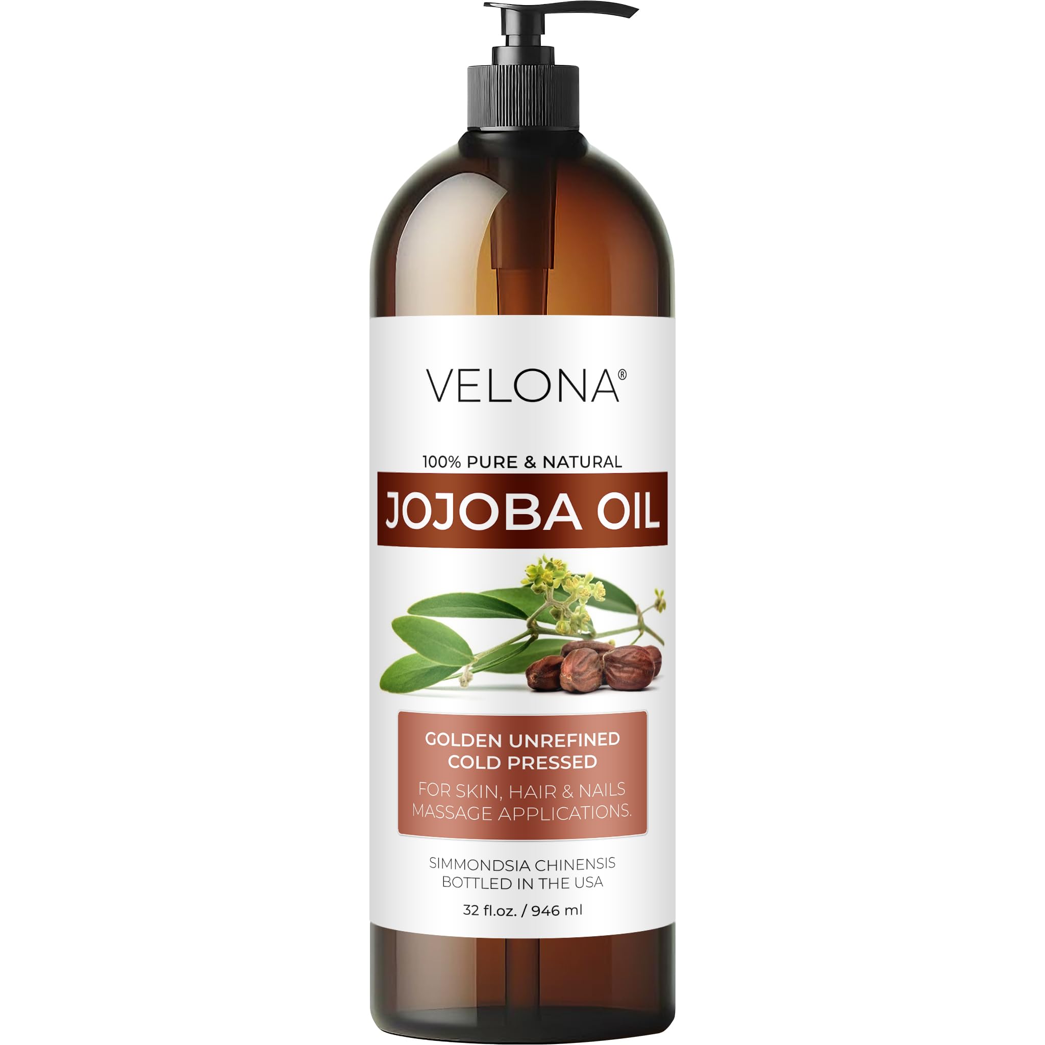 velona Jojoba Oil, Cold Pressed and Unrefined