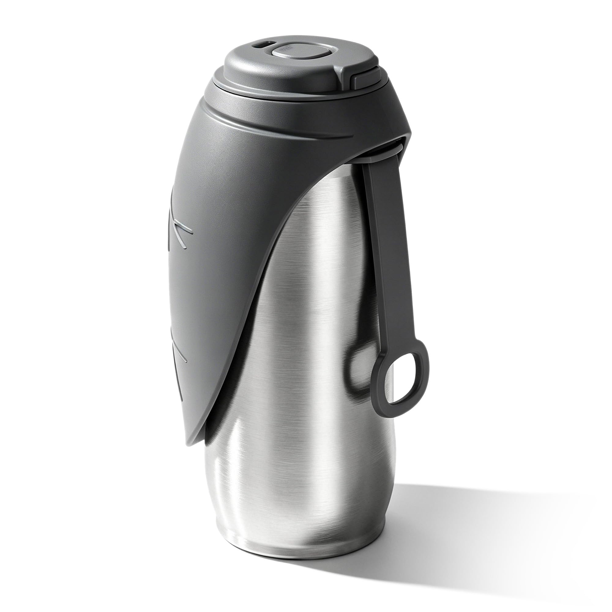 Hunde Trinkflasche für Unterwegs, 750 ml Isolierte Edelstahl Hundetrinkflasche