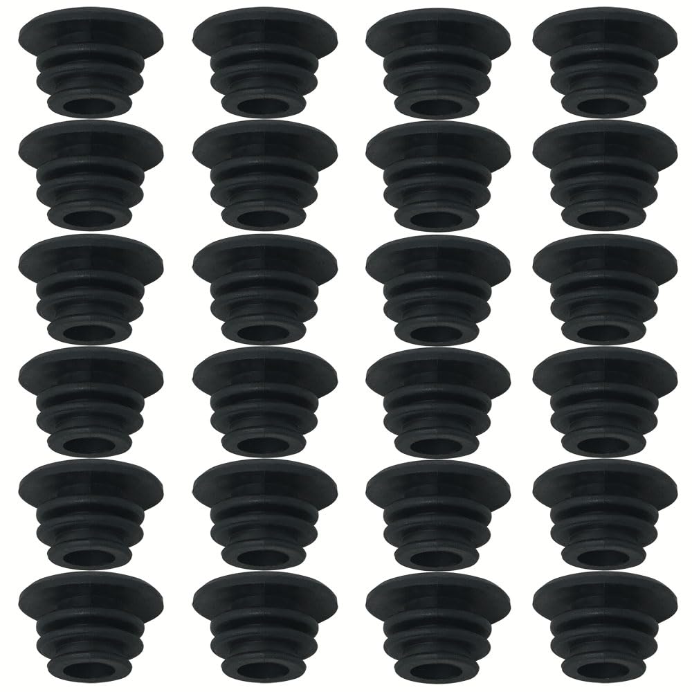 JJHXSM 24PCS Plastic Bicycle Handlebar End Plugs ID 20mm/0.78in Mountain Bike Handlebar Plugs Mountain Bike Handlebar Plugs Bicycle Handlebar Plugs Black