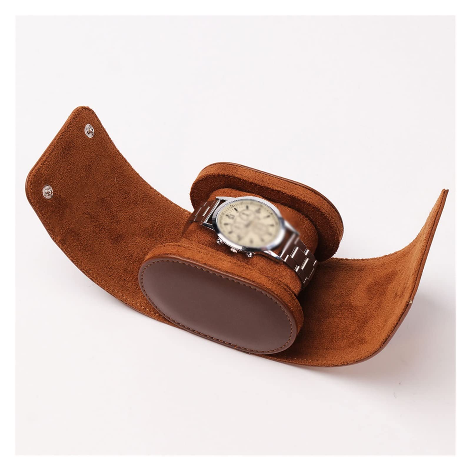 Portagioie Classico retrò con 1 Slot, Custodia da Viaggio per Orologi, Organizer da Collezione per Regali da Donna