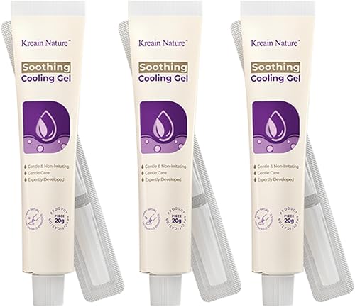 Vista 8 de Gel refrescante calmante para el cuidado de la piel anal, crema para hemorroides para picazón, hinchazón, ardor y alivio de molestias, tubo de 0.7